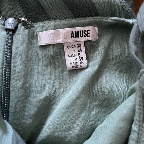 💚 Amuse Society size XS green striped maxi dress- make an offer!!💚 - Picture 7 of 8